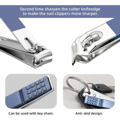 Estuche de cuero RedFlow para manicura, transporte ordenado.