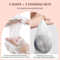 Rednow bar scalp cleansing action promotes balanced oil and a refreshed scalp.