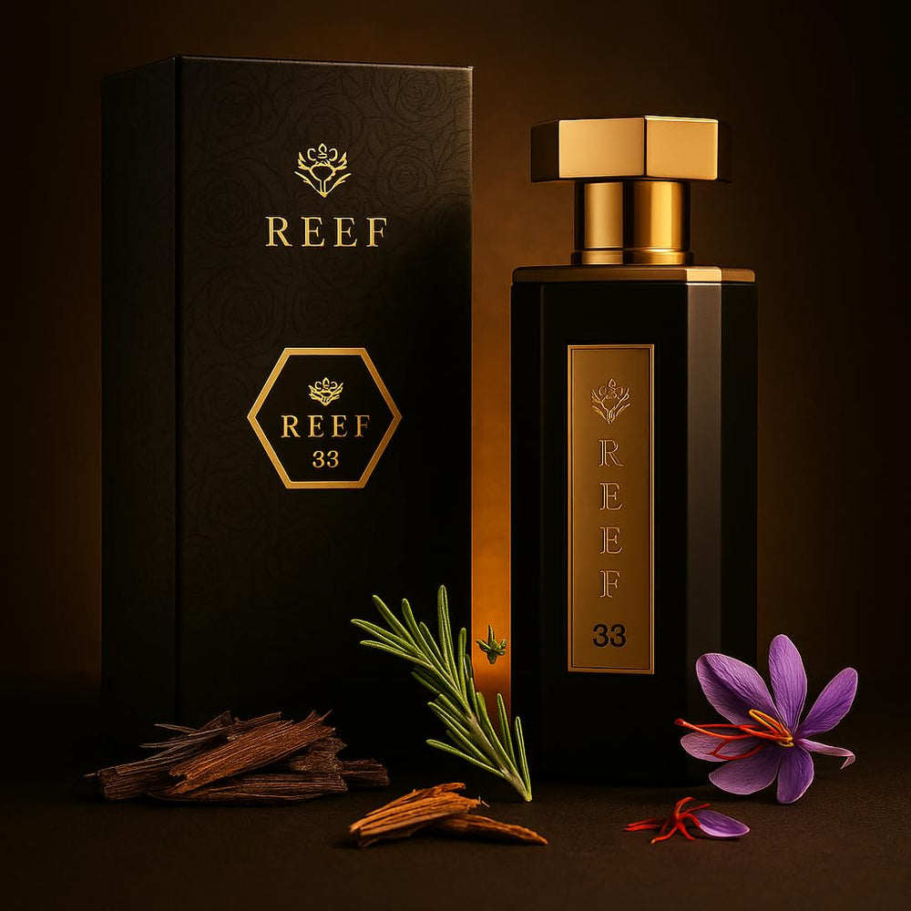 Reef Perfumes mini set, compacto y práctico para probar aromas en viaje.