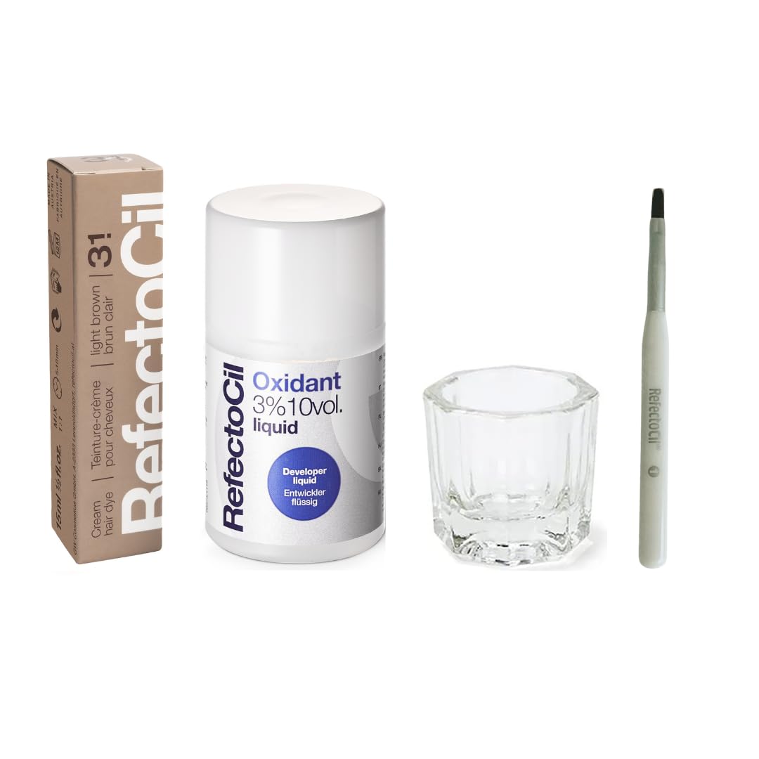 Refectocil marrón claro 3.1 crema-tinte para aplicación suave y natural