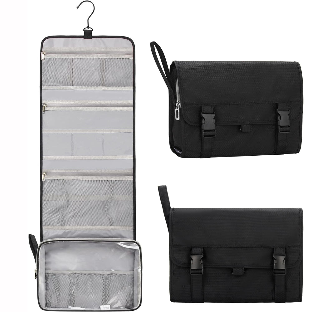 Relavel bolsa de aseo viajera colgante: acceso rápido al contenido.