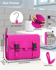 Relavel bolsa colgante plegada, ahorro de espacio para viaje.