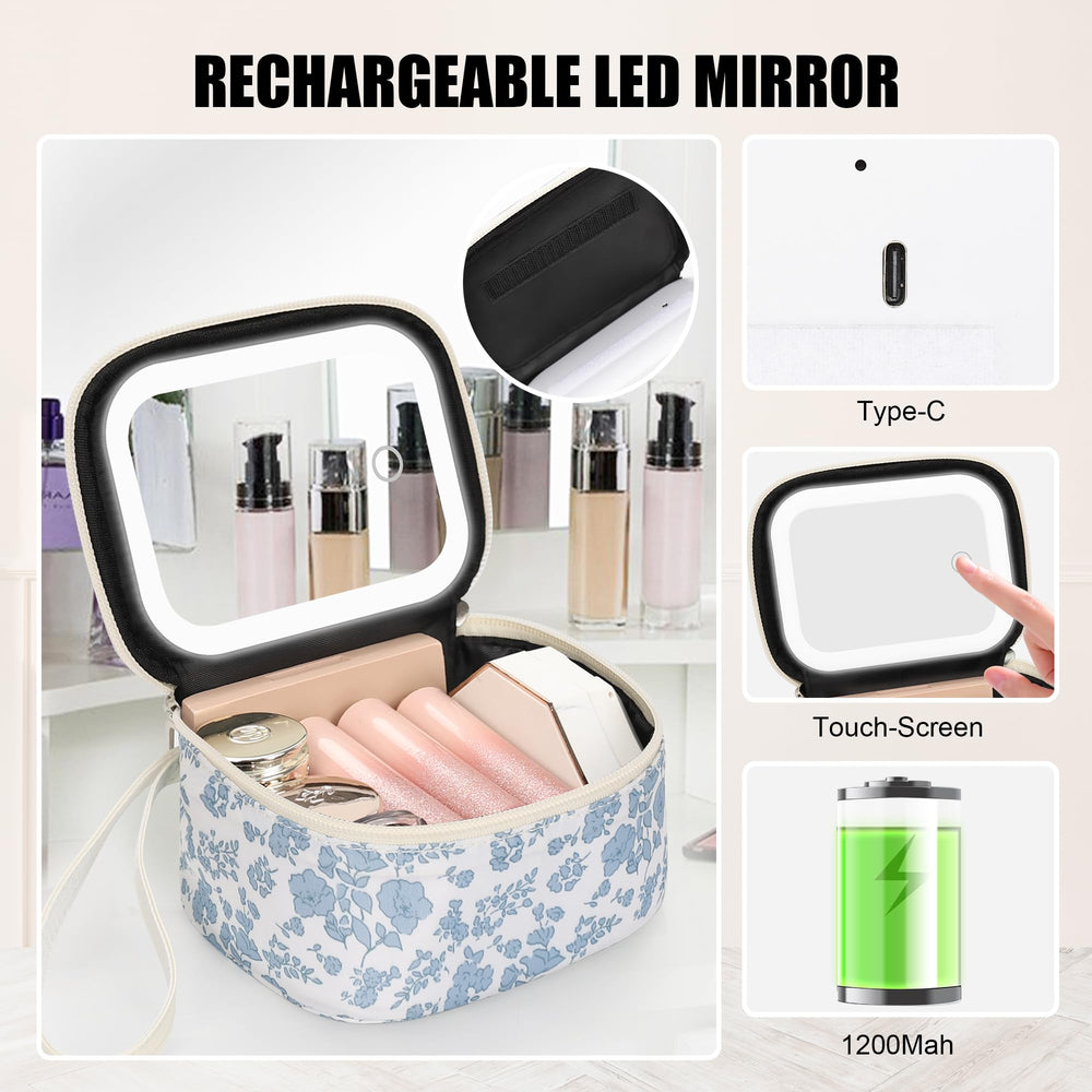 Relavel bolso maquillaje mini batería larga una semana.