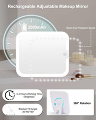 Relavel espejo LED con 80 LEDs para tres tonos de luz.