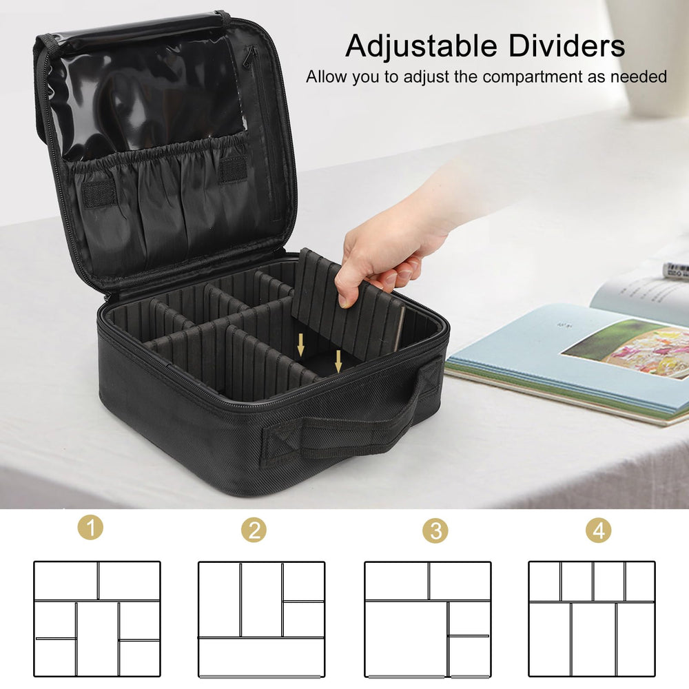 Relavel organizador maquillaje interior ajustable para orden