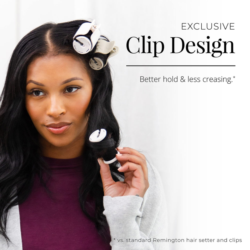 Remington Shine Therapy clips exclusivos para fijación sin arrugas