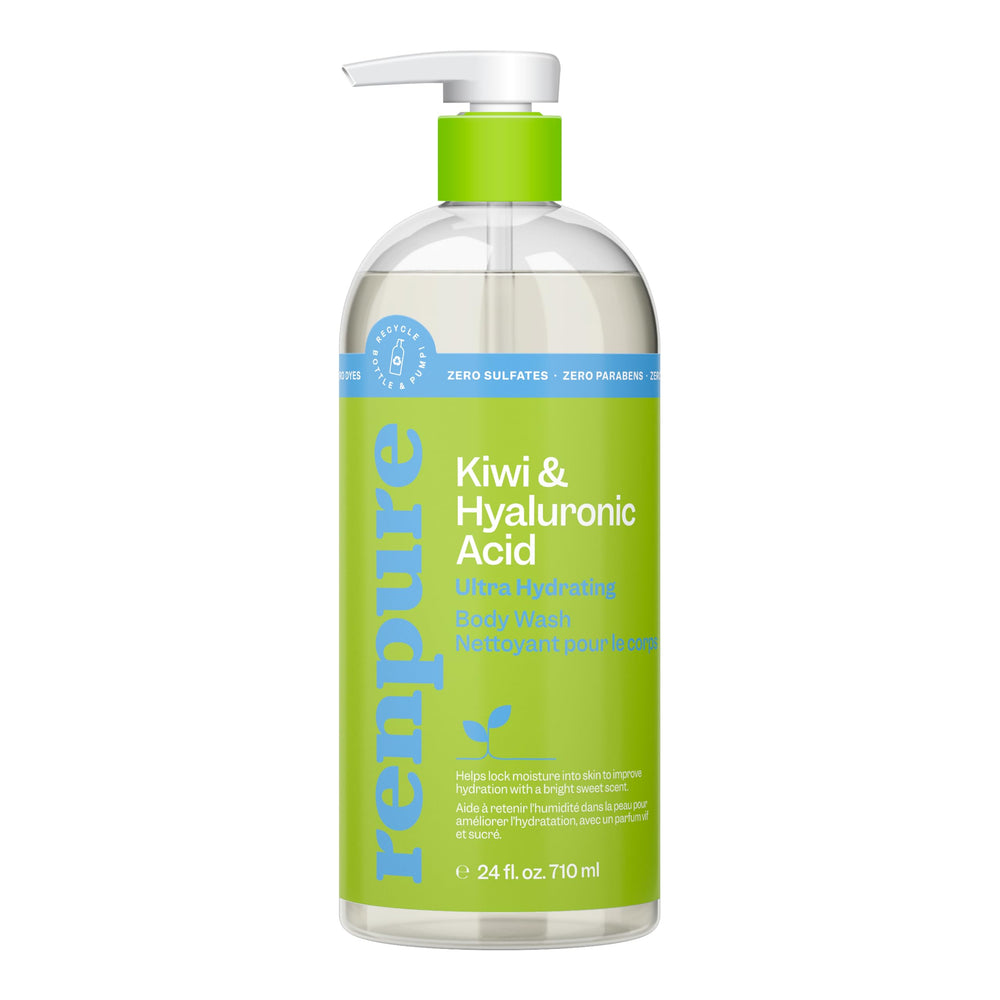 Renpure Kiwi bomba del jabón, hidratación suave para la piel