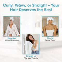 Hair RePear: toalla ligera, ideal para viajar y uso diario.