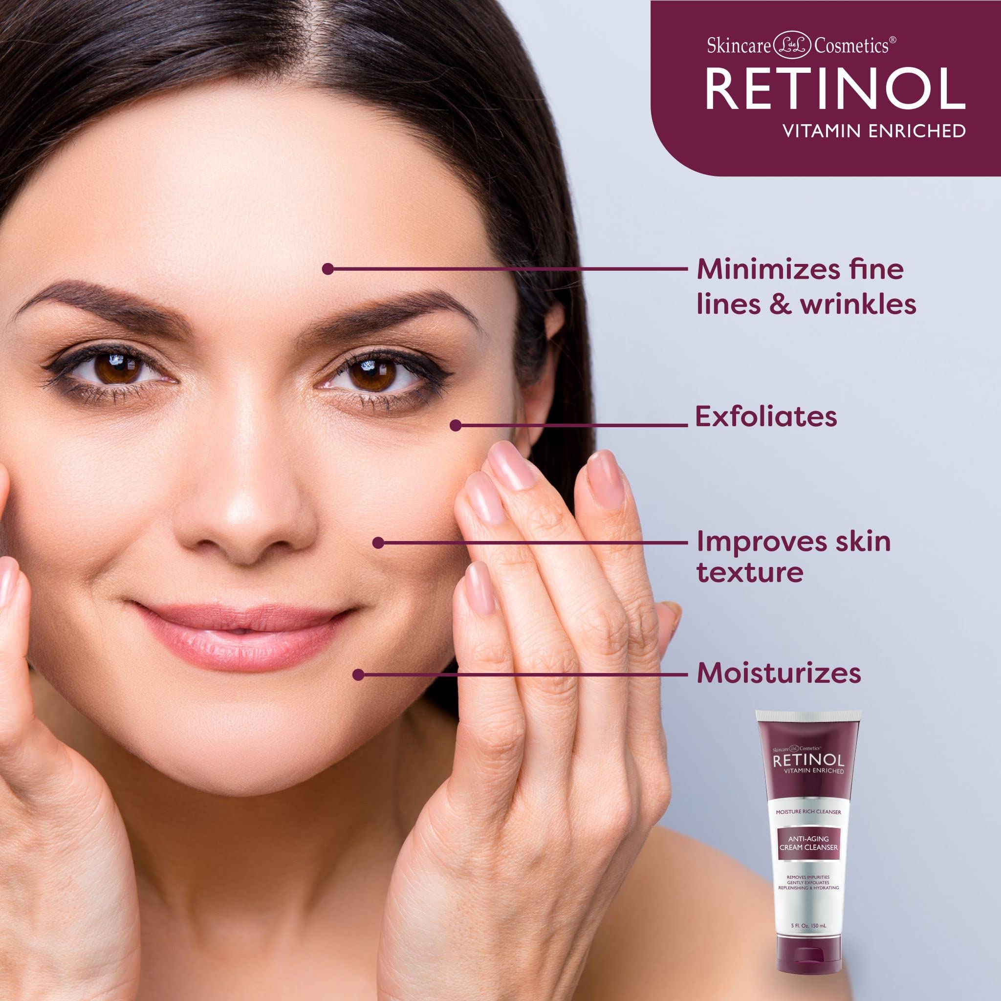 LIVAURA Retinol fórmula con vitamina A hidrata y suaviza la piel.