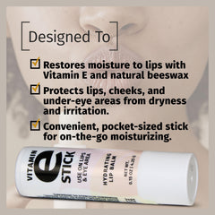 Reviva Labs Vitamina E Stick facilita aplicación bajo los ojos para hidratación suave