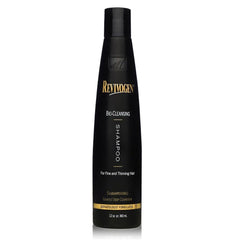 Revivogen MD Bio-Cleansing Shampoo botella, limpieza suave para cabello fino.