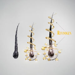 Revivogen MD Bio-Cleansing Shampoo espumoso, limpia el cuero cabelludo y residuos.