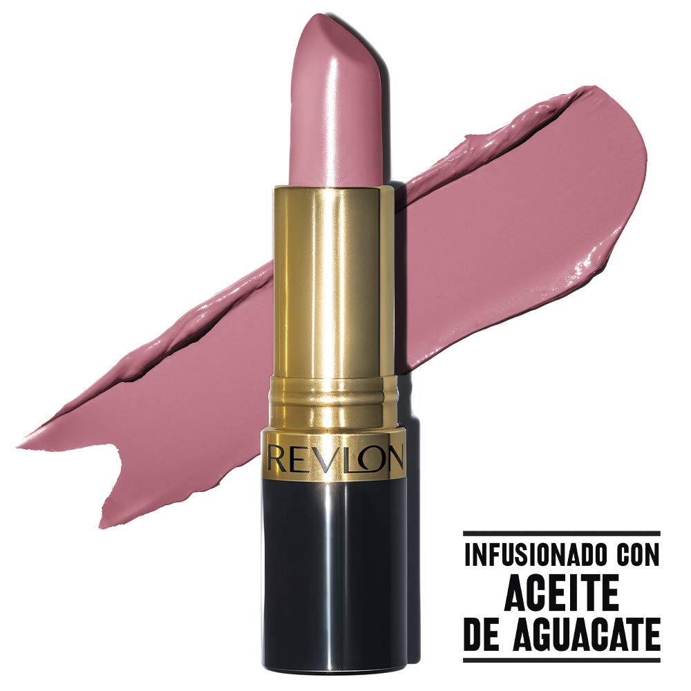 Revlon barra labial envase elegante para retoques diarios.