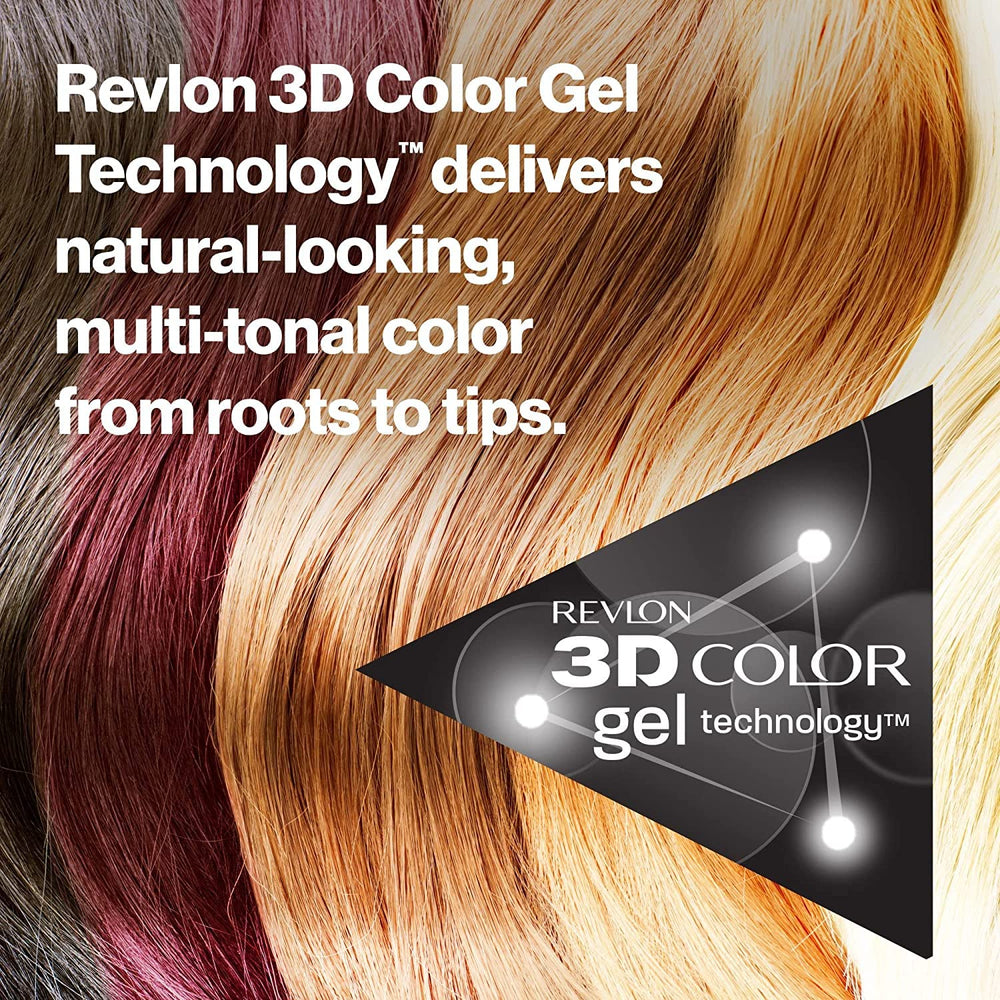 REVLON Colorsilk 51 Marrón Claro: guantes incluidos para coloración segura.