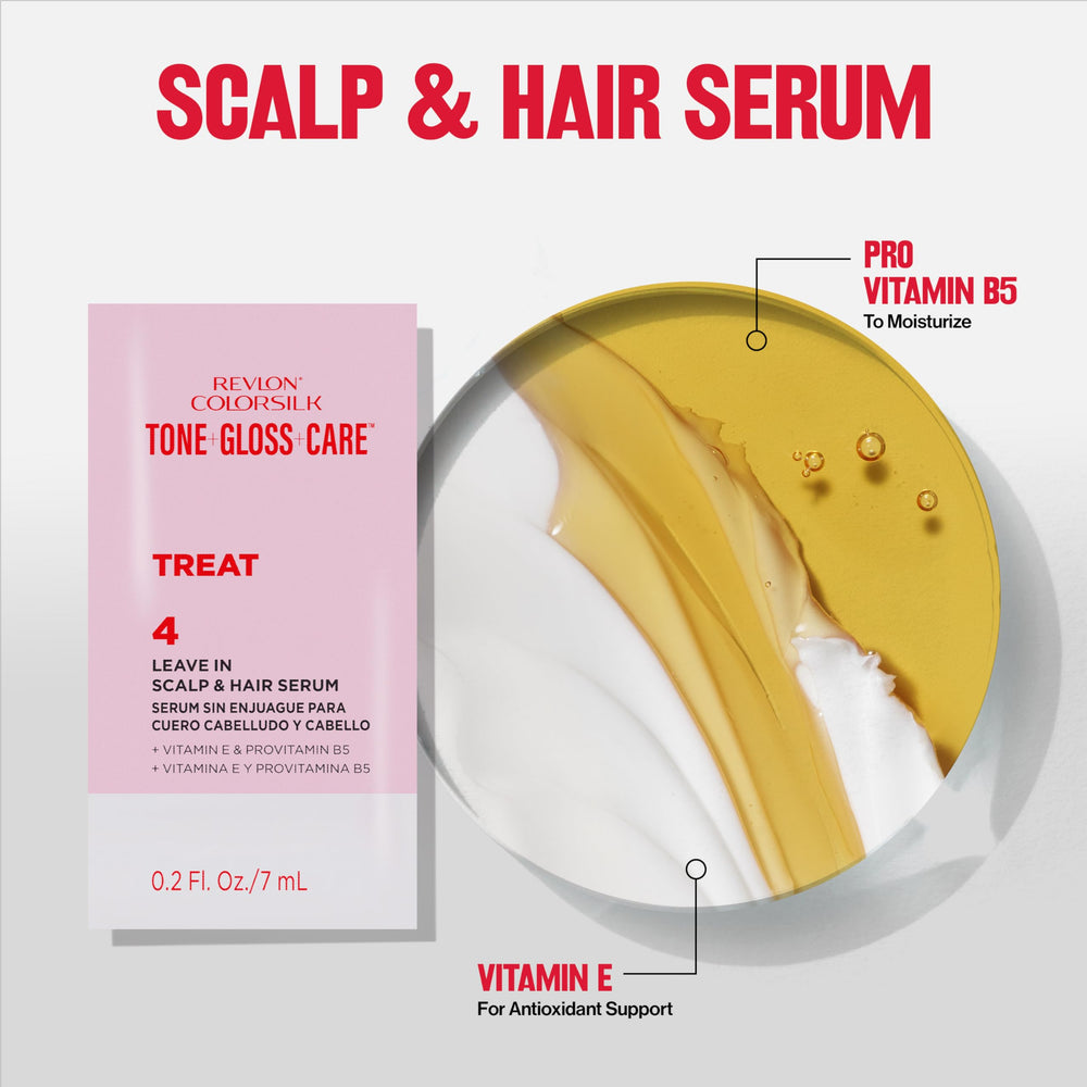 Hilos de cabello con brillo natural tras el color.