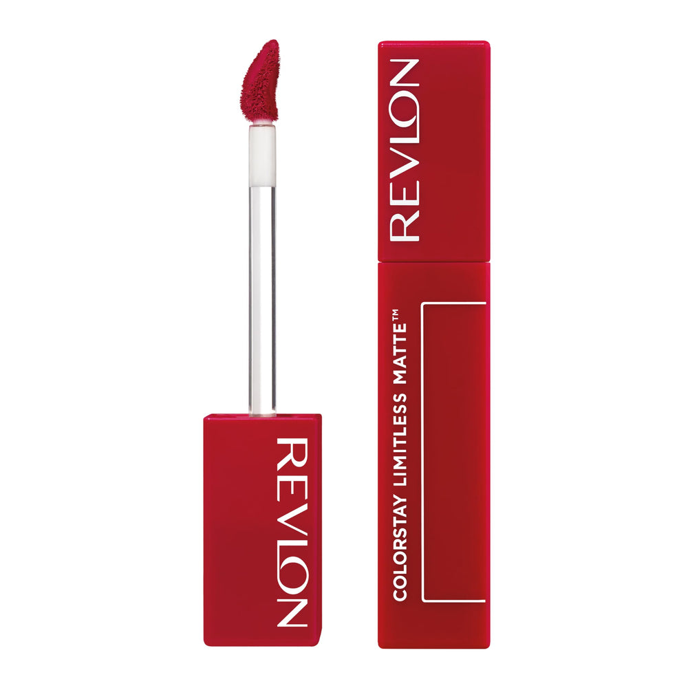REVLON ColorStay Limitless Matte labial Fire Off en botella, color duradero