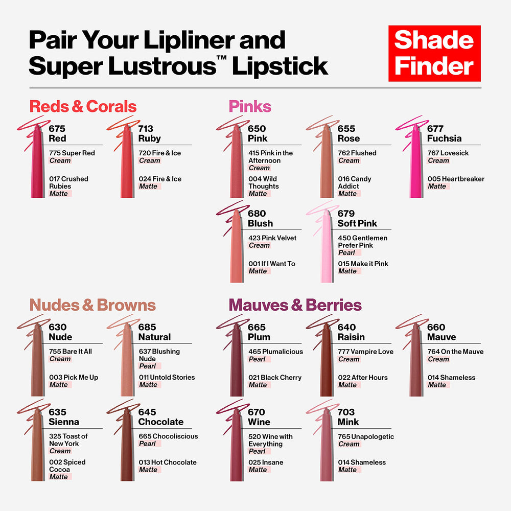 REVLON ColorStay delineador de labios cuidado labial con vitamina E y aloe.