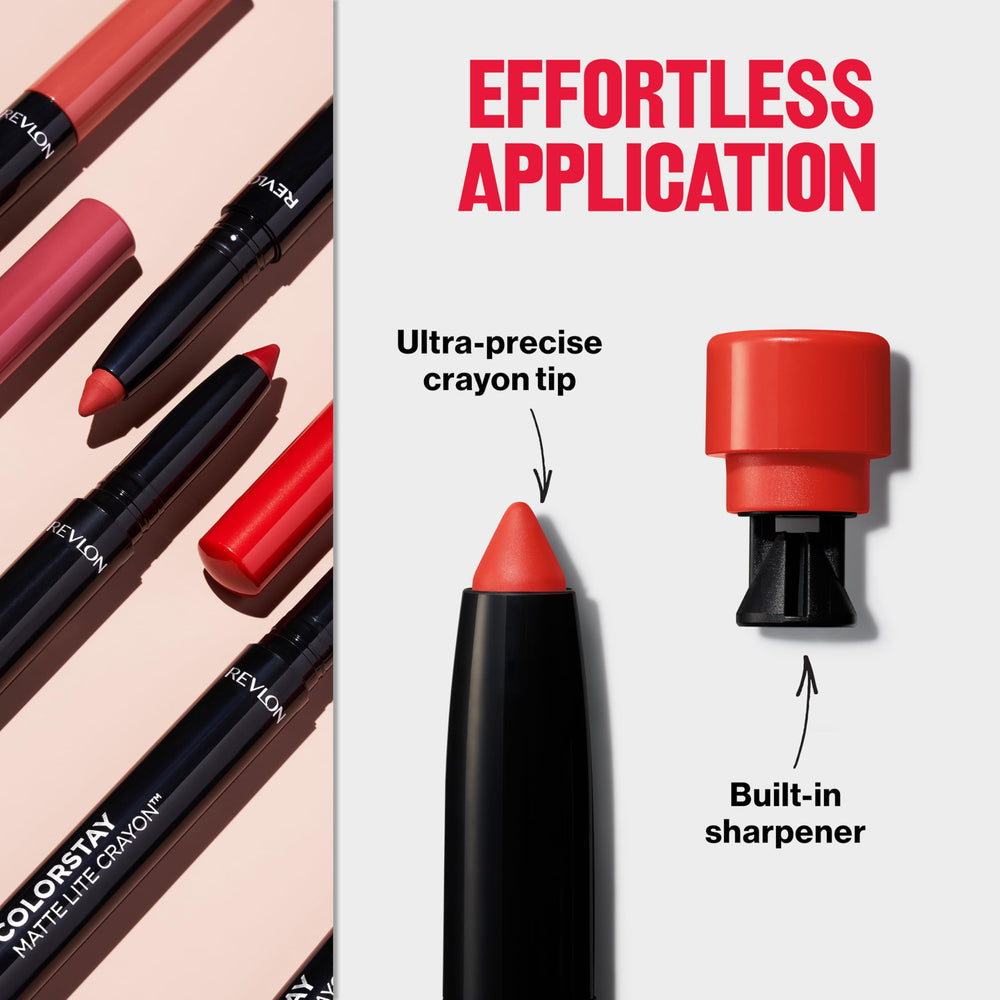 REVLON ColorStay Matte Lite Crayon 12 tonos audaces para uso diario