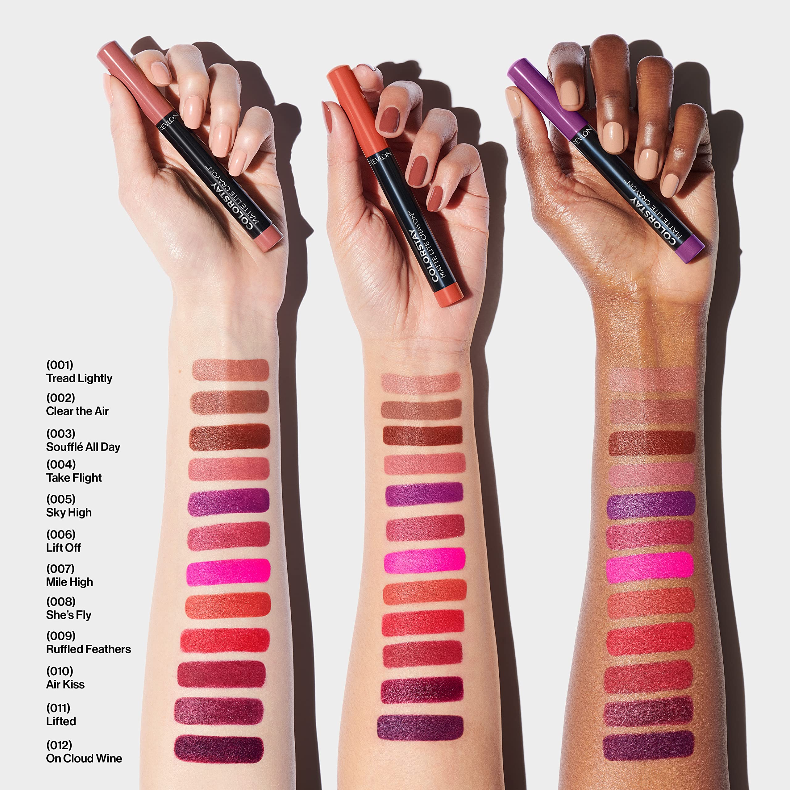 REVLON ColorStay Matte Lite resistencia al agua para labios durante el día.