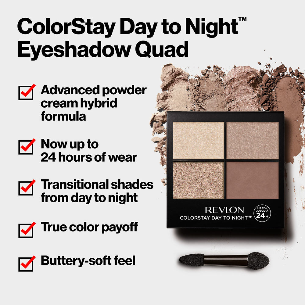 REVLON ColorStay Día a Noche: sombras con transición para día y noche.