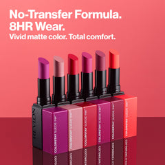 REVLON ColorStay Suede Ink pigmento opaco para color intenso en una pasada.