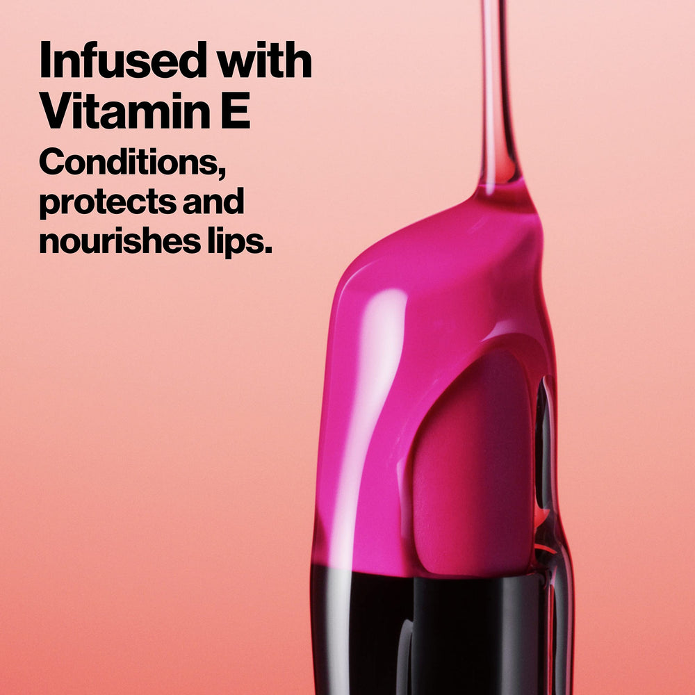 REVLON ColorStay Suede Ink vitamina E cuida y nutre los labios.