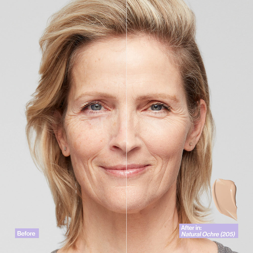 Revlon Illuminance Foundation: acabado natural y luminoso en la piel.