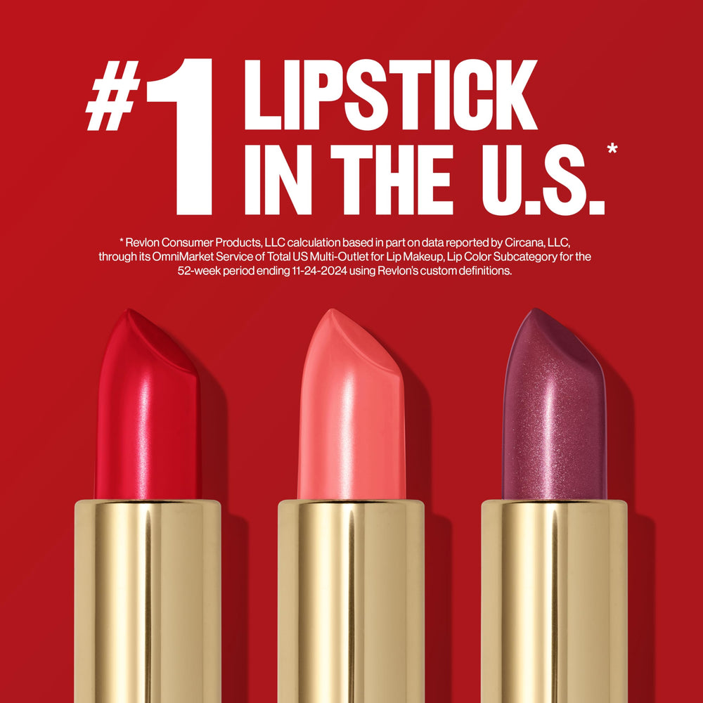 REVLON Barra de Labios Super Lustrous Rumberry: labios más llenos gracias a la cobertura.