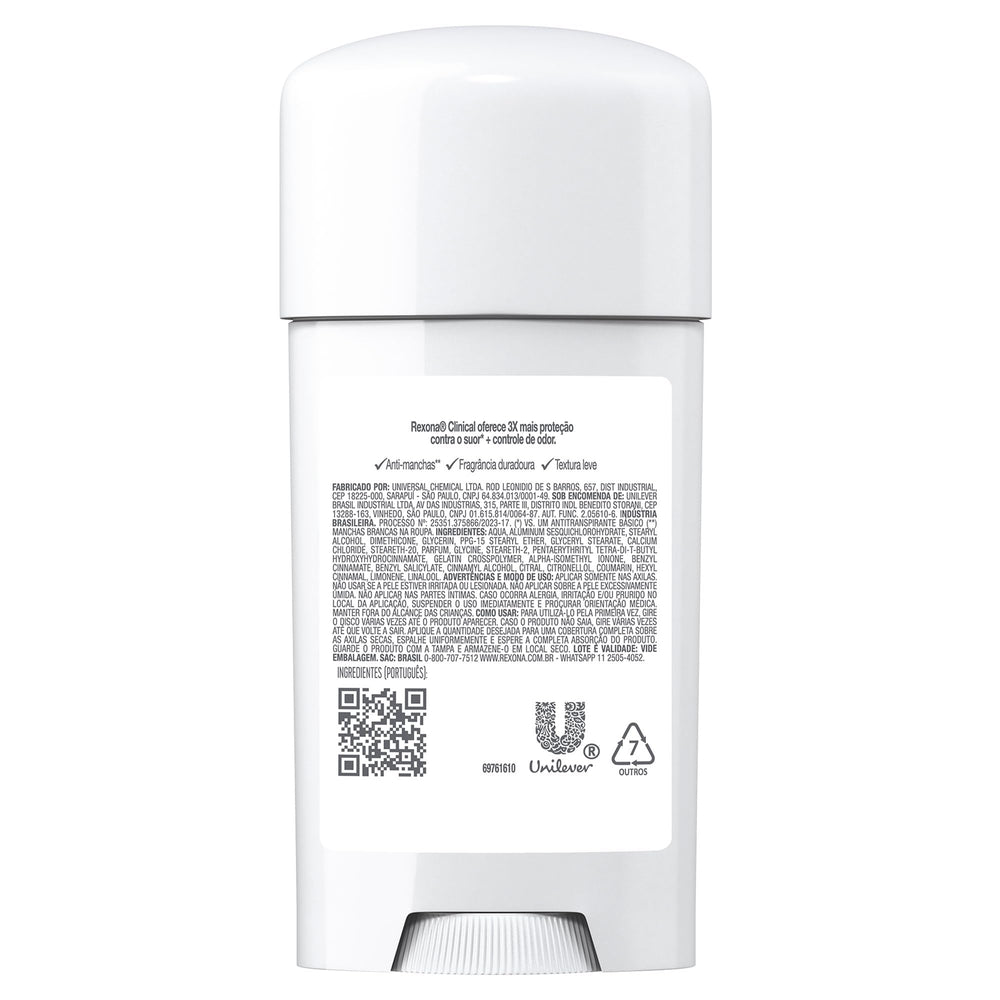 Graphic highlighting up to 96 hours of protection from Rexona Clinical Deodorant.
