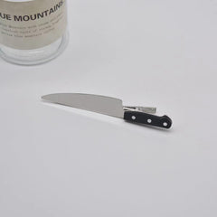 Clips de cuchillo para cabello, estilo Halloween con acabado metálico resistente.