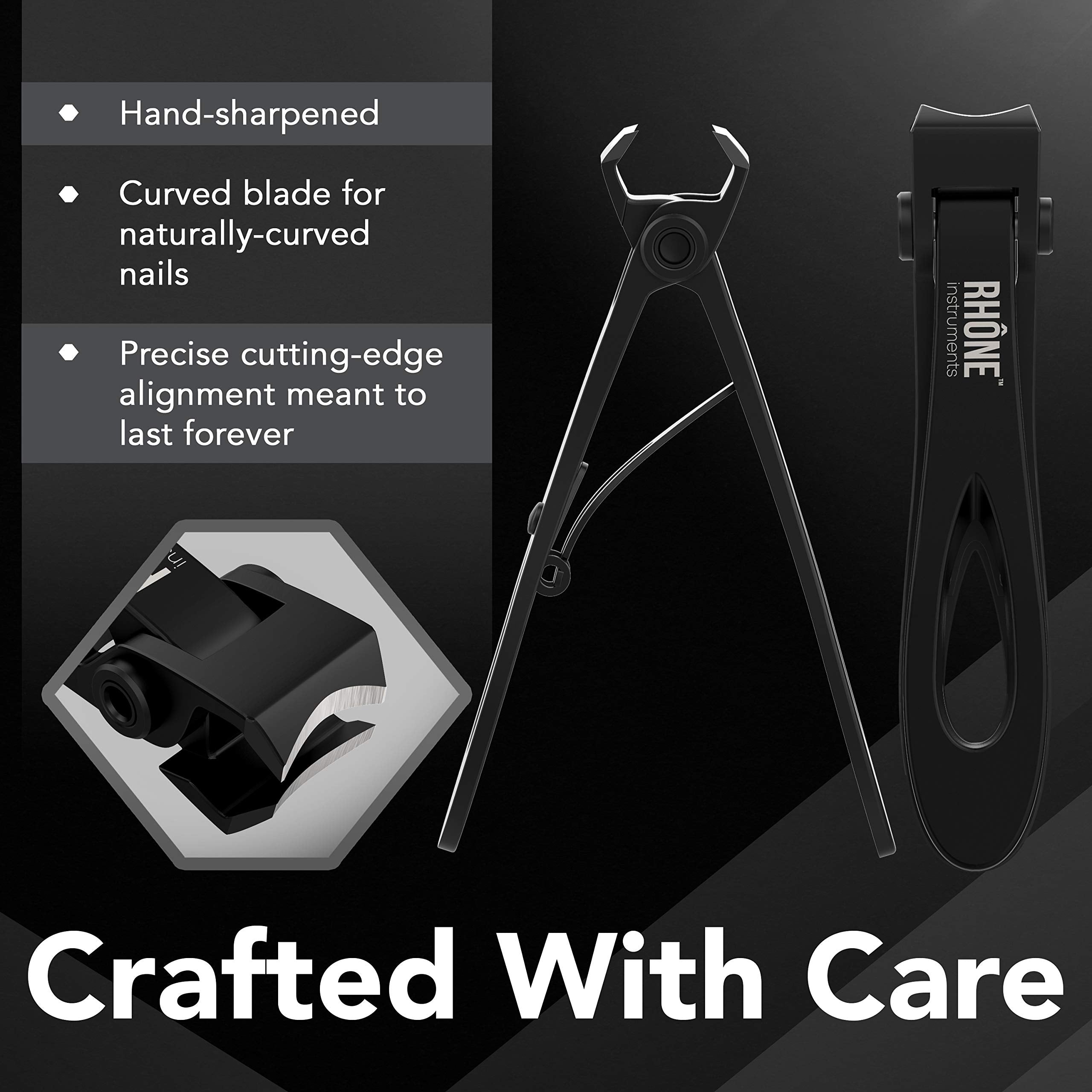 Rhône Instruments mango ergonómico para un agarre cómodo durante la manicura