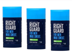 Aplicacion del desodorante solido invisible Right Guard para dias activos