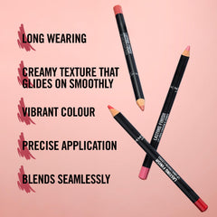 Delineador Rimmel 8HR trazando línea precisa.