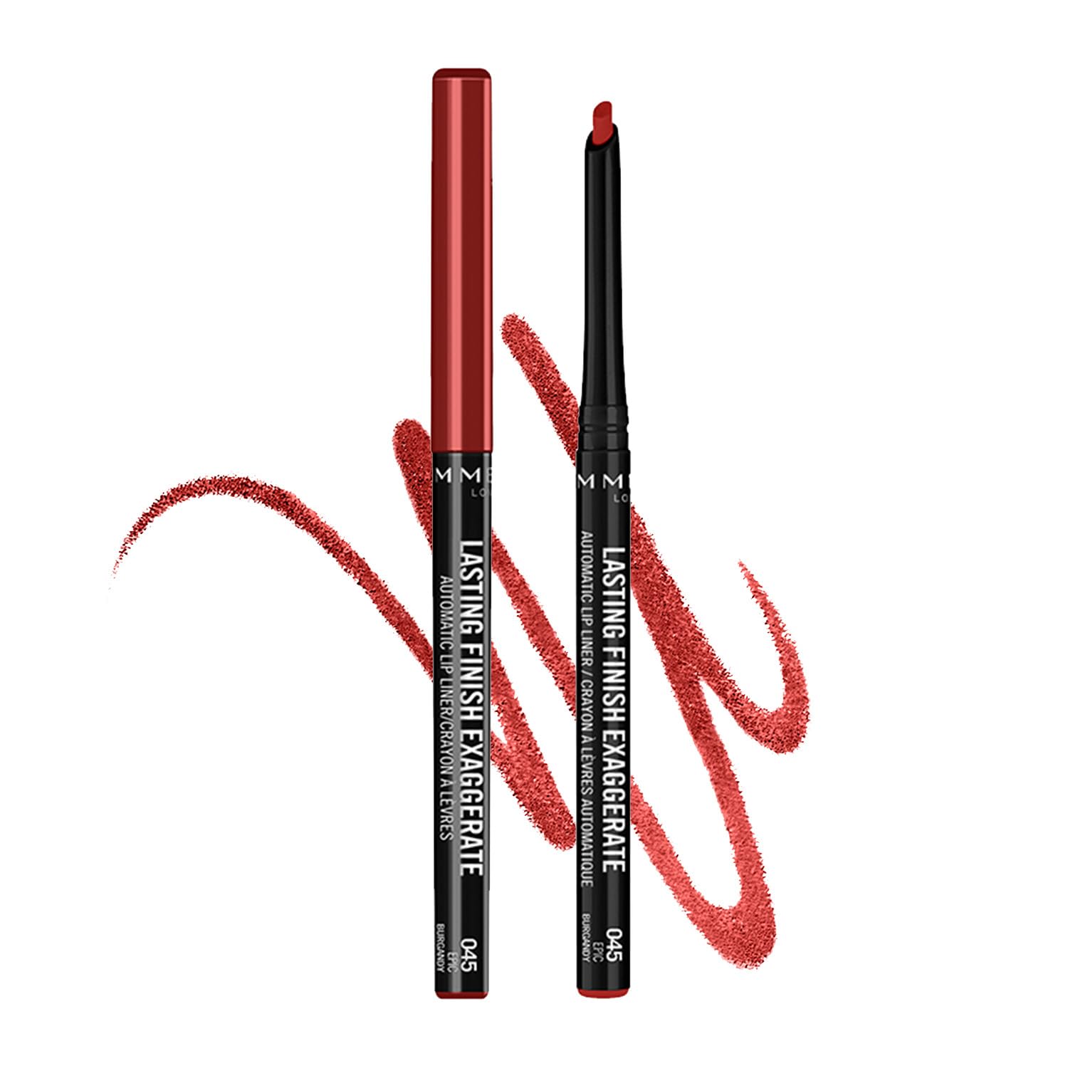 Delineador labial automático Exaggerate de Rimmel para definición precisa y duración