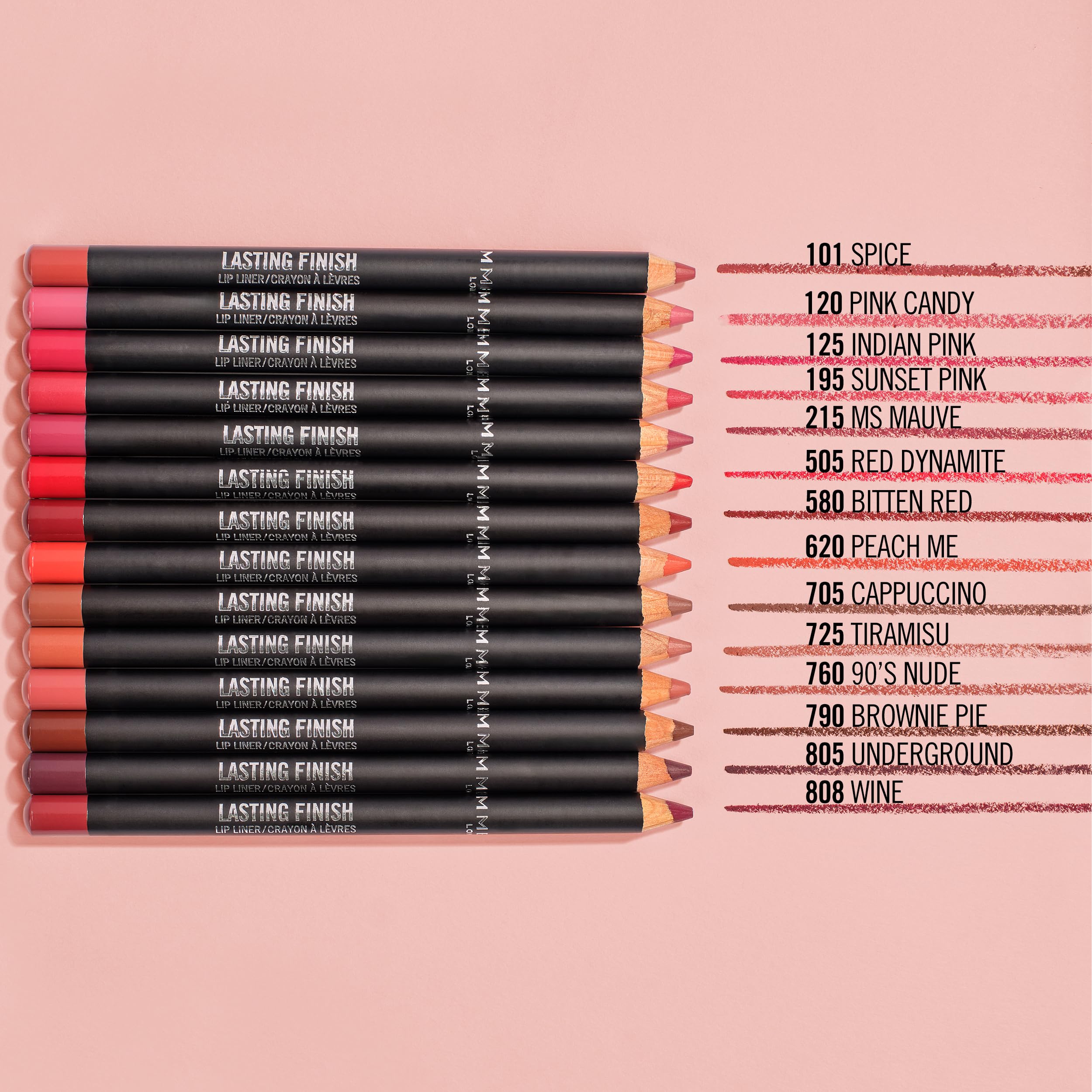 Delineador labial Rimmel afilable para trazos nítidos.