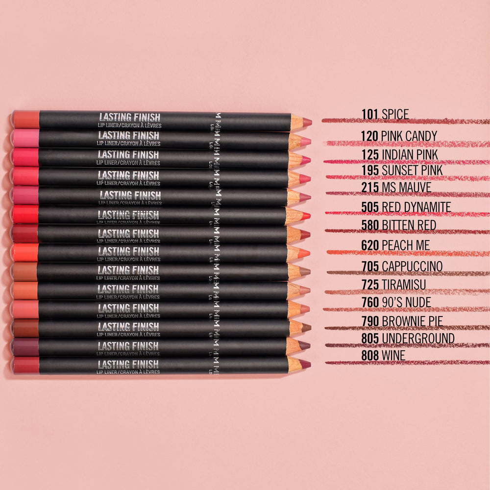Delineador labial Rimmel afilable para trazos nítidos.