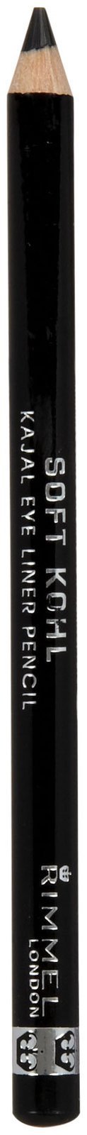 Delineador suave de Rimmel en empaque negro, color duradero para uso diario.