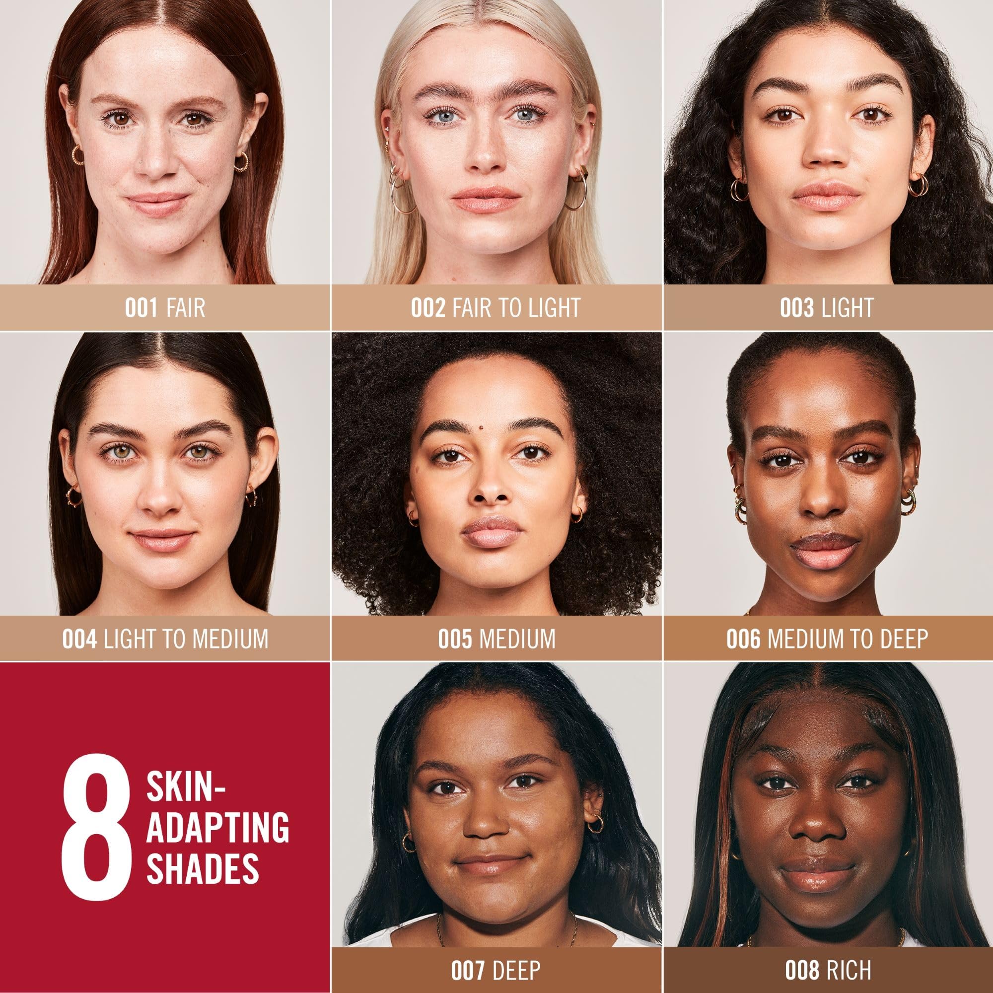 Rimmel presenta textura ligera que se integra con la base sin apelmazar.