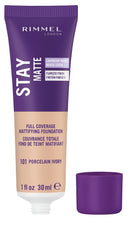 Rimmel Stay Matte Mousse Porcelain Ivory aplicación suave y rápida para piel grasa