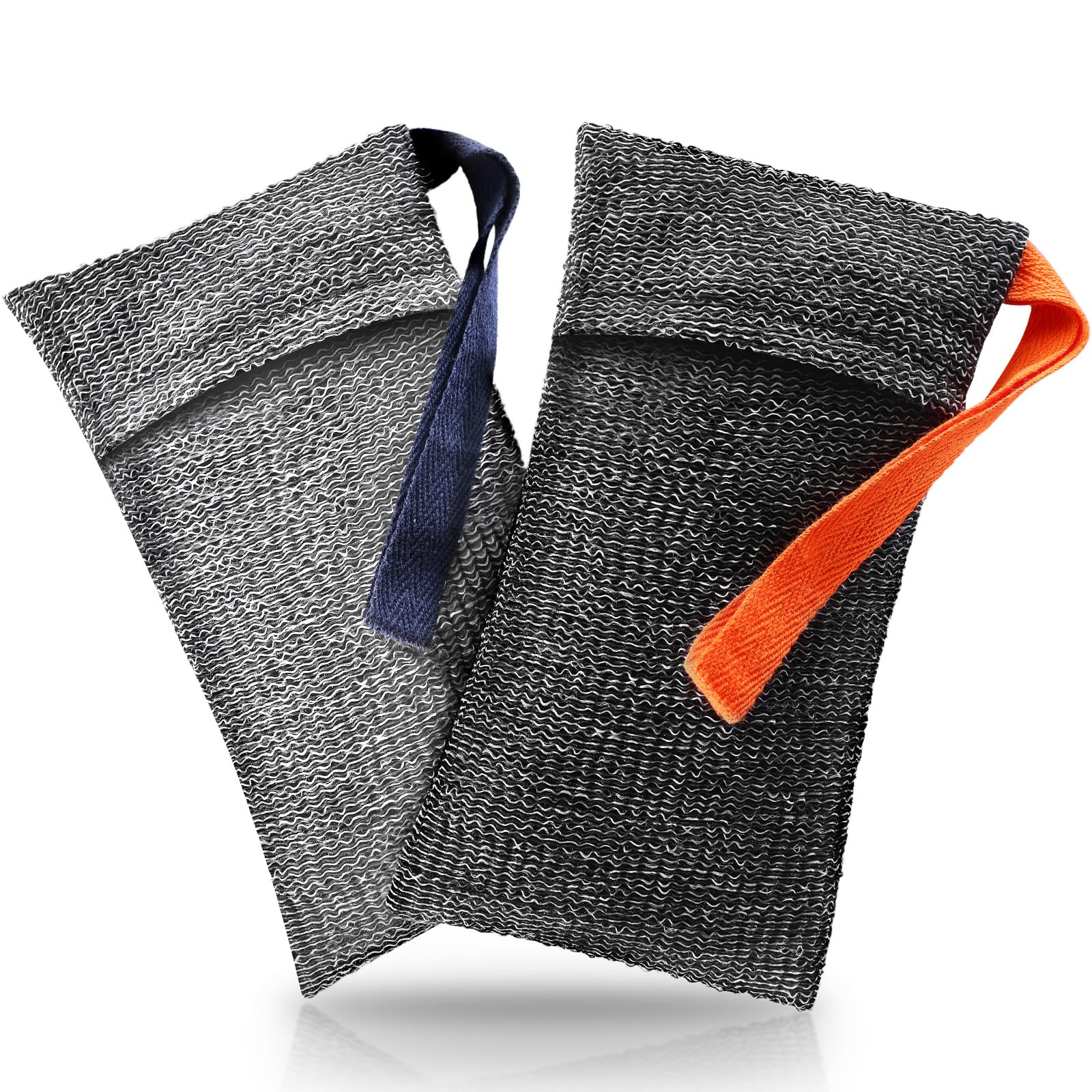 RIYNIBIY Saco de jabón con rejilla doble para exfoliar y durar más.