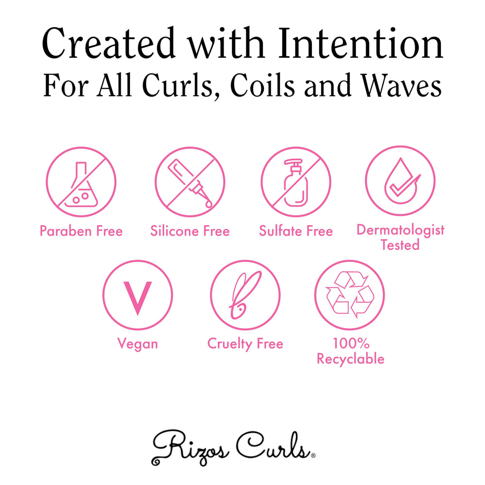 Rizos Curls cepillado que aporta brillo suave a rizos definidos.