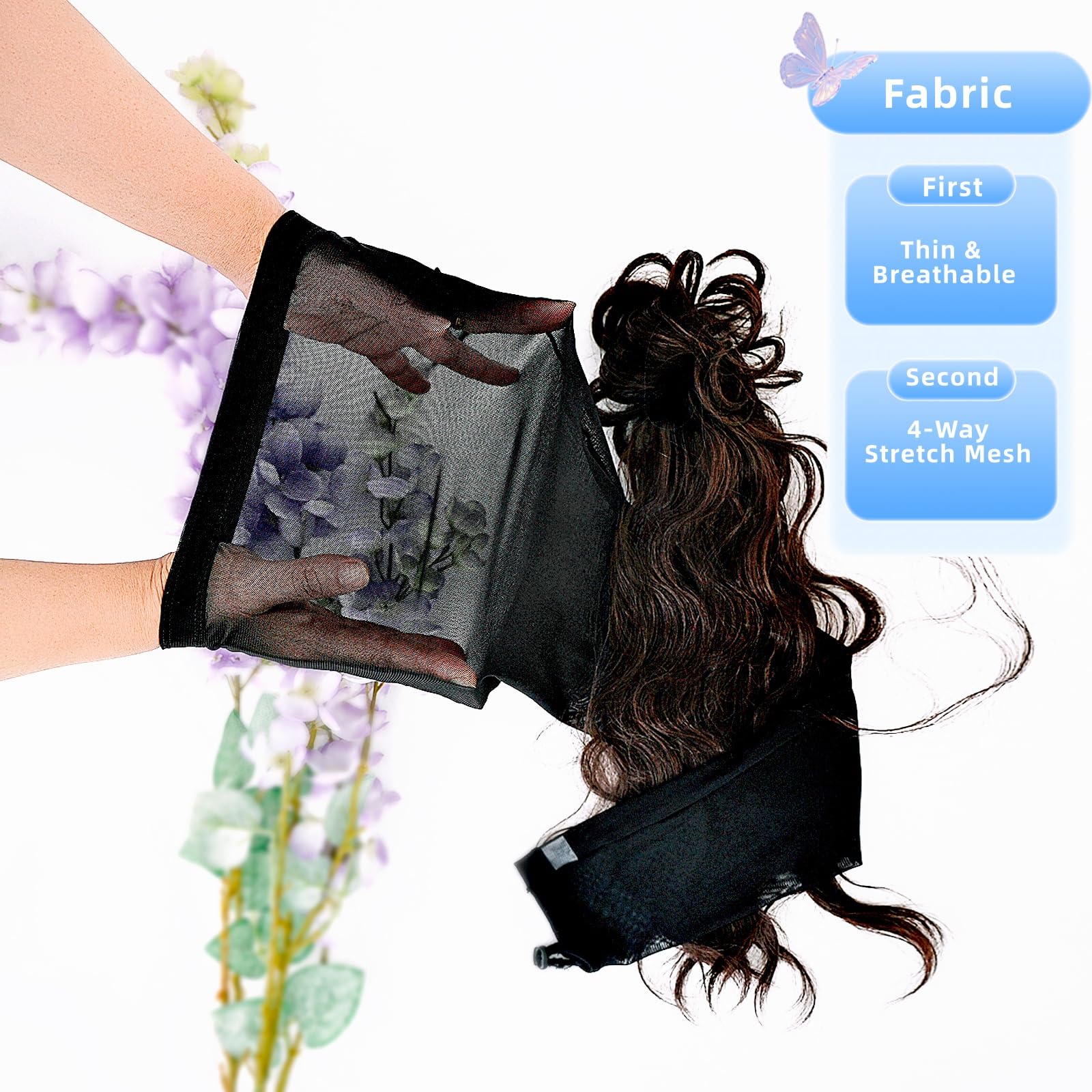 Roaming manga para locs tejidos suaves: facilita peinado sin tirar del cabello.