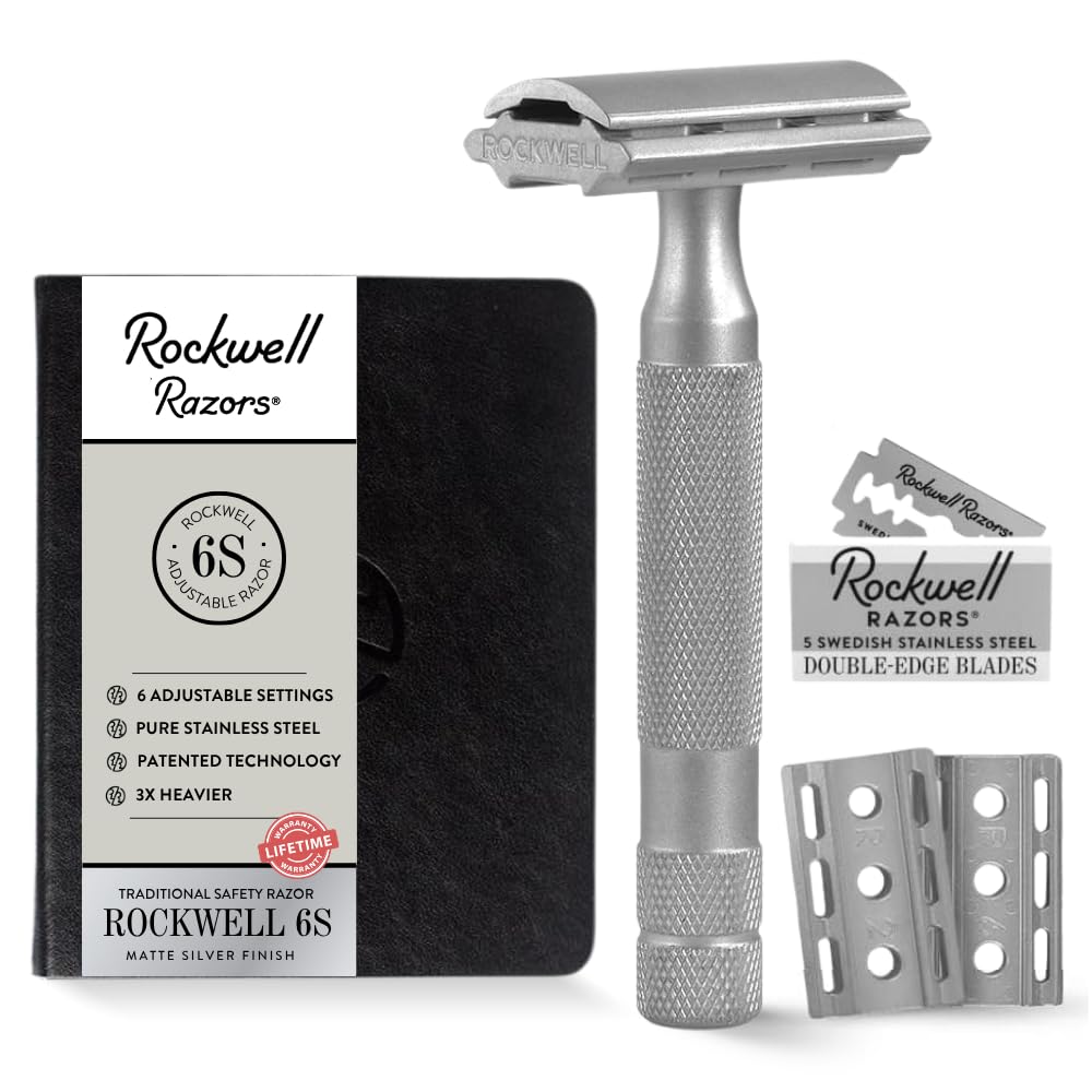 Rockwell 6S con acero 316L para afeitado preciso y duradero