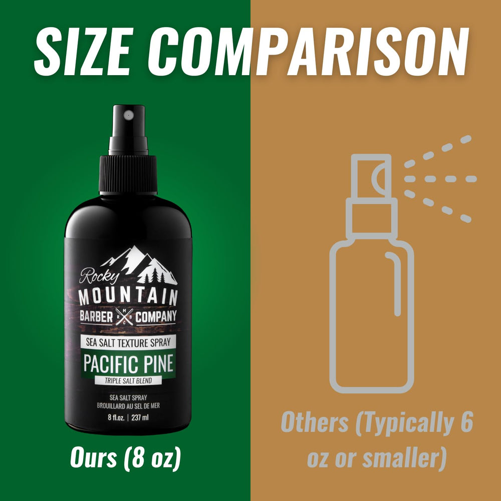 Rocky Mountain Barber Sea Salt Spray, secado al aire para textura duradera