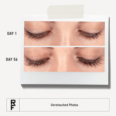 Rodan + Fields suero potenciador de pestañas, aplicación nocturna para mayor definición.
