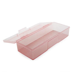 Rolabling caja transparente para uñas, organización visible y acceso rápido a herramientas.