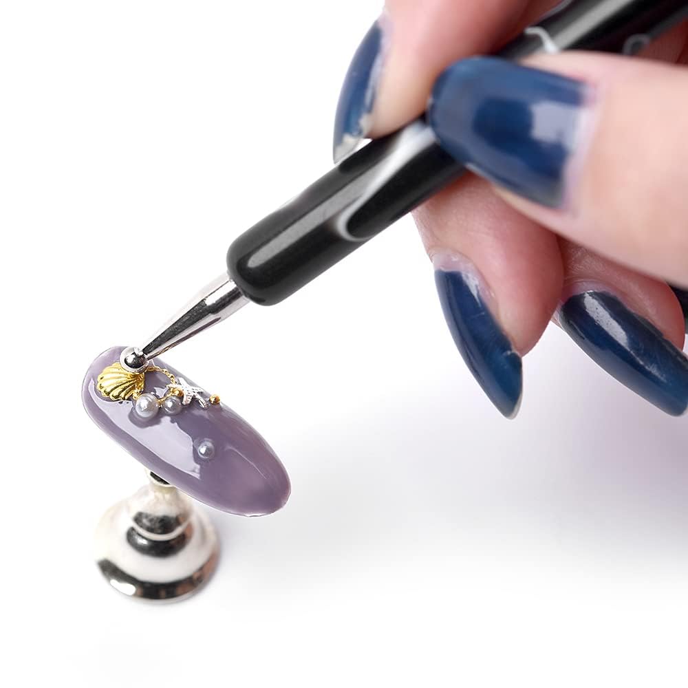 Rolabling diseño marmol y petalos para decoraciones realistas en uñas