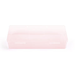 Rolabling interior de la caja con herramientas de manicura ordenadas.