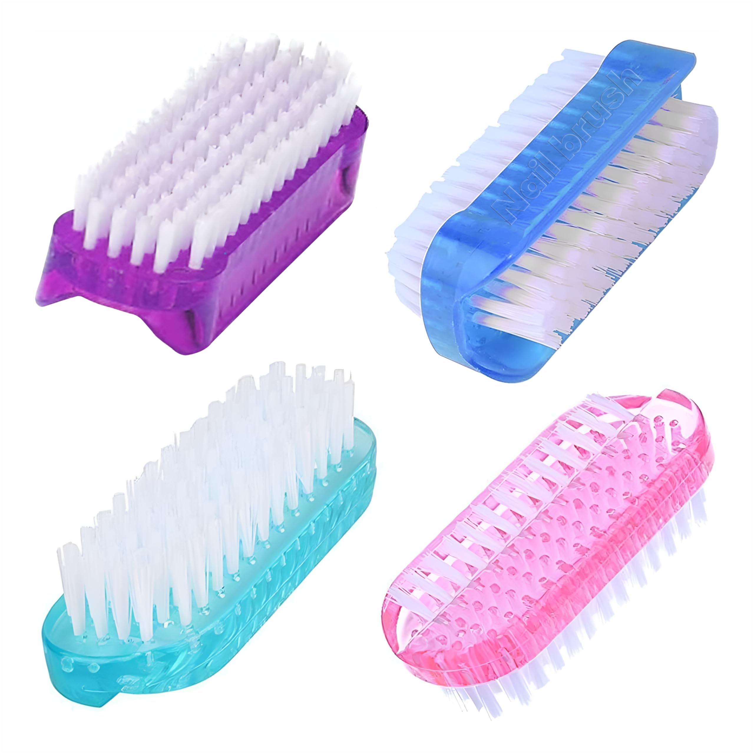 Cepillo ROLECK uña dos caras para limpieza profunda de uñas.