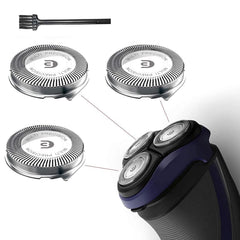 RF RollingFit SH30 cabezas de repuesto compatibles con Philips Norelco para afeitado suave.